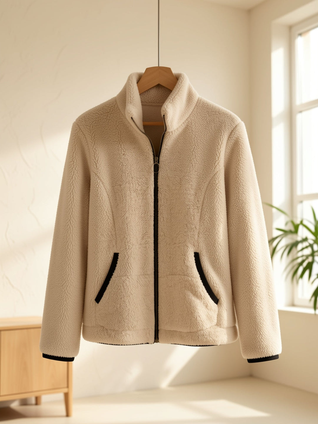 Marion | Cosy Plush Zip-Up Jacket