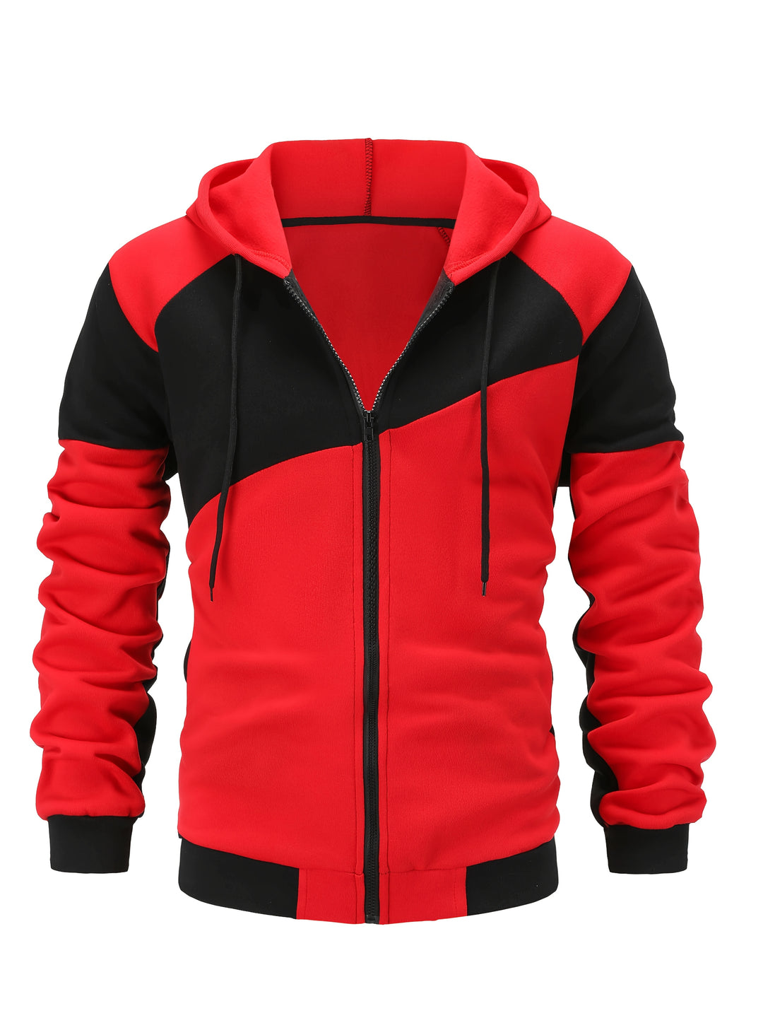 Bexley | Colour Block Zip-Up Hooded Jacket