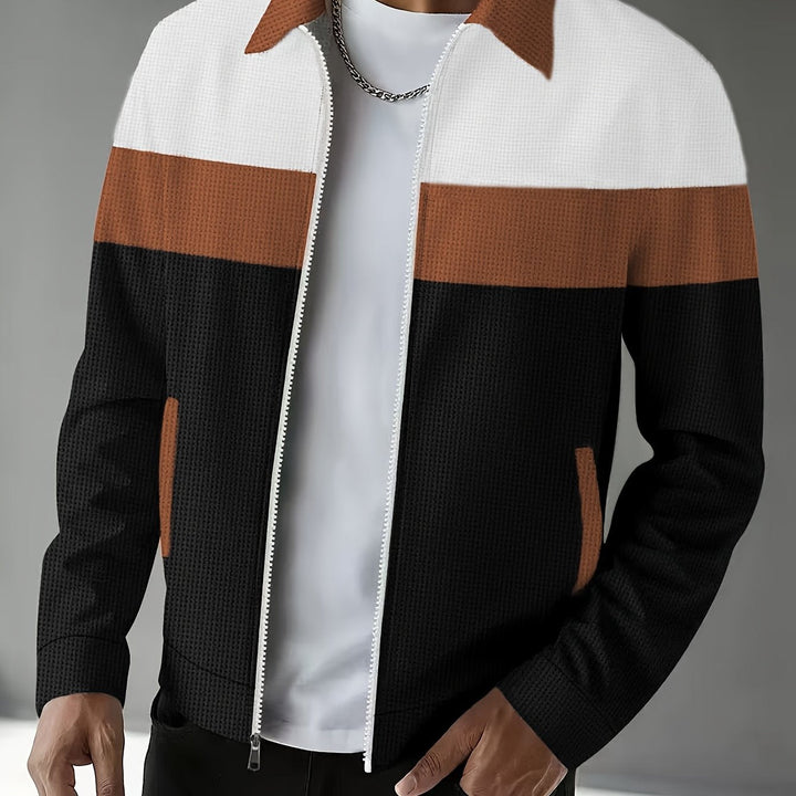 Holden | Colour-Block Zip-Up Jacket