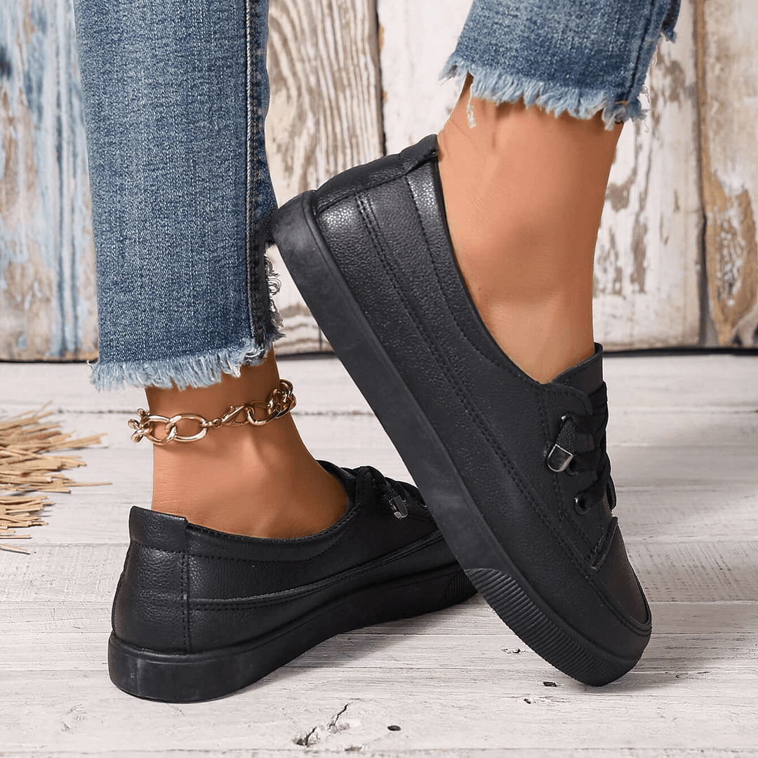 Natasha | Classic Orthopedic Insoles Laced Shoes
