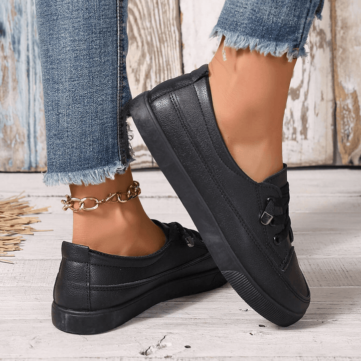 Natasha | Classic Orthopedic Insoles Laced Shoes
