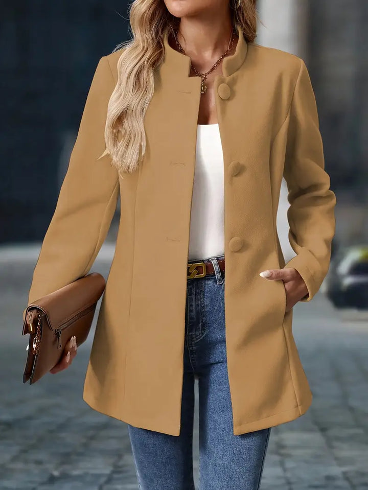 Antonia | Tailored Stand-Collar Coat