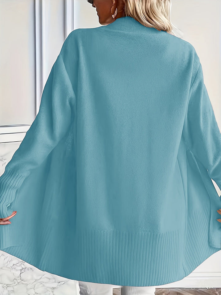 Miriam | Open-Front Draped Cardigan