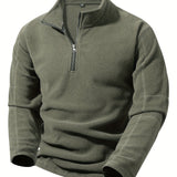 Rupert | Stand-Collar Half-Zip Pullover
