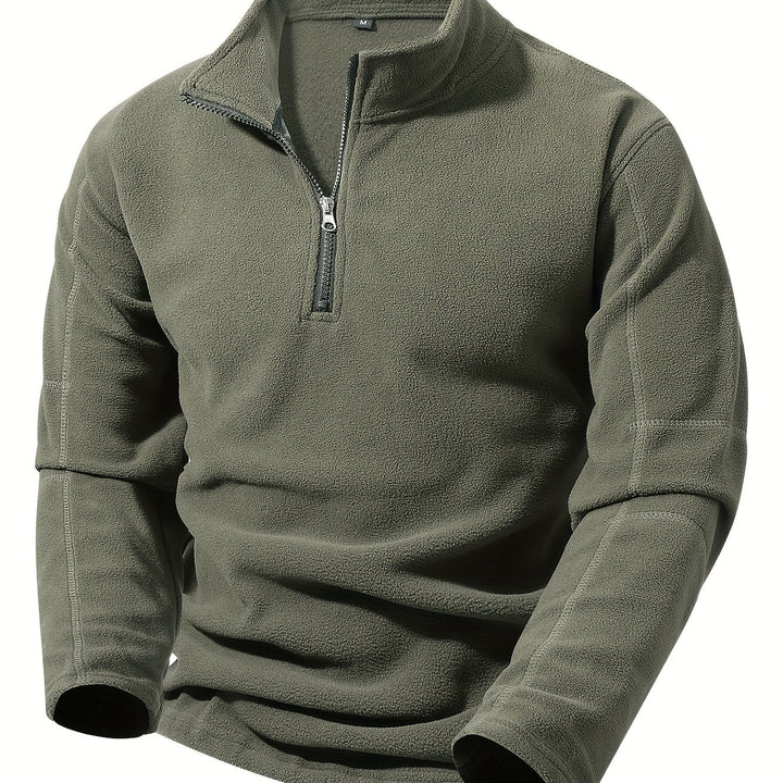 Rupert | Stand-Collar Half-Zip Pullover