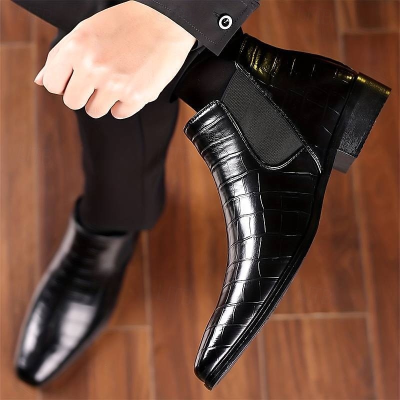 Clifford | Polished Slip-On Chelsea Boots