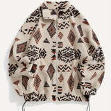 Winifred | Patterned Cozy Zip-Up Jacket