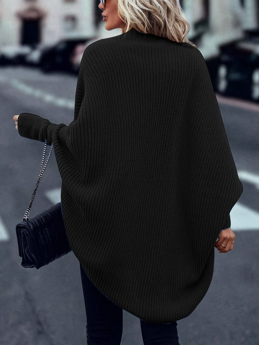 Maribel | Draped Christmas Cardigan
