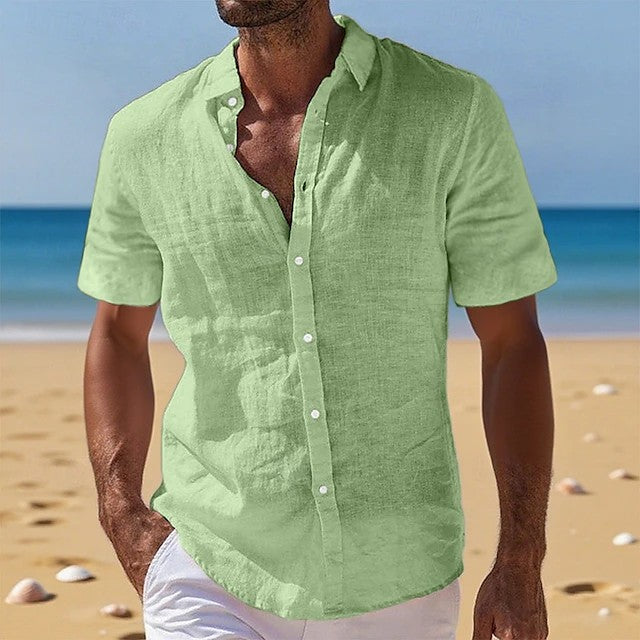 Adrian | Relaxed Beach Button-Up Shirt