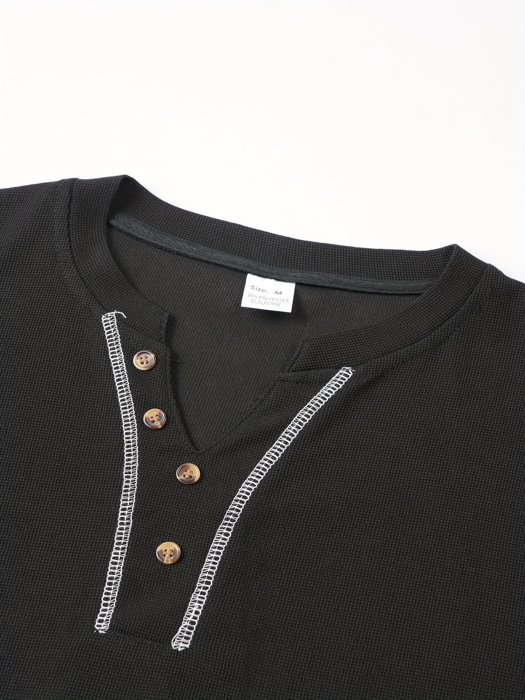 Sawyer | Textured Short Sleeve Henley