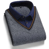 Warrick | Layered Mock-Collar Sweater