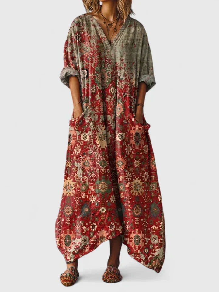 Aurora | Elegant Oversize Pocket Dress