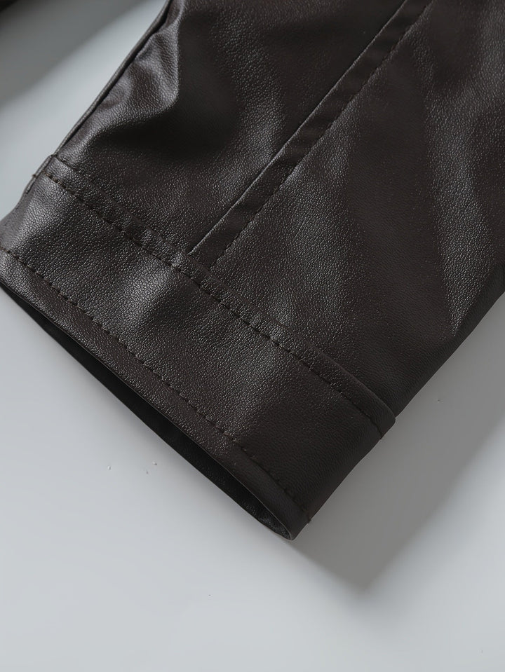 Marcus | Stand-Collar Moto Jacket