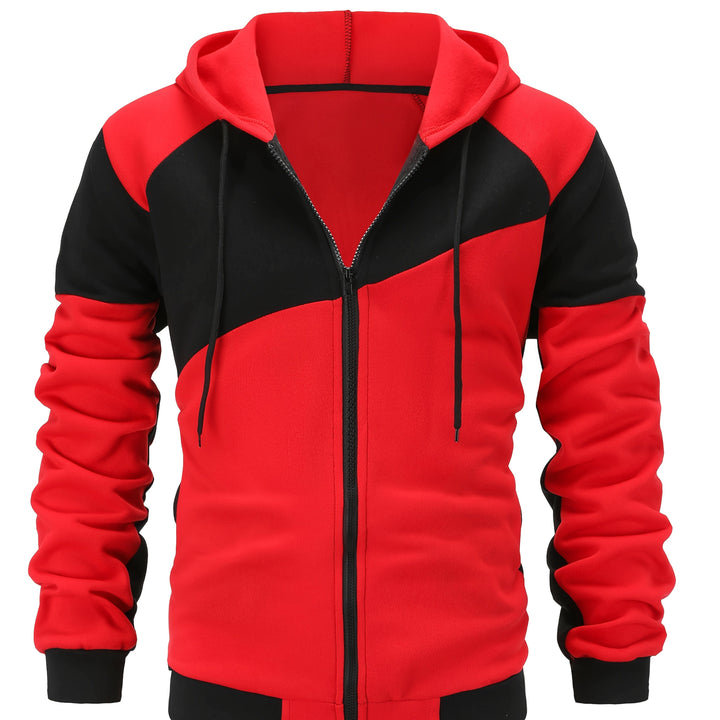 Bexley | Colour Block Zip-Up Hooded Jacket