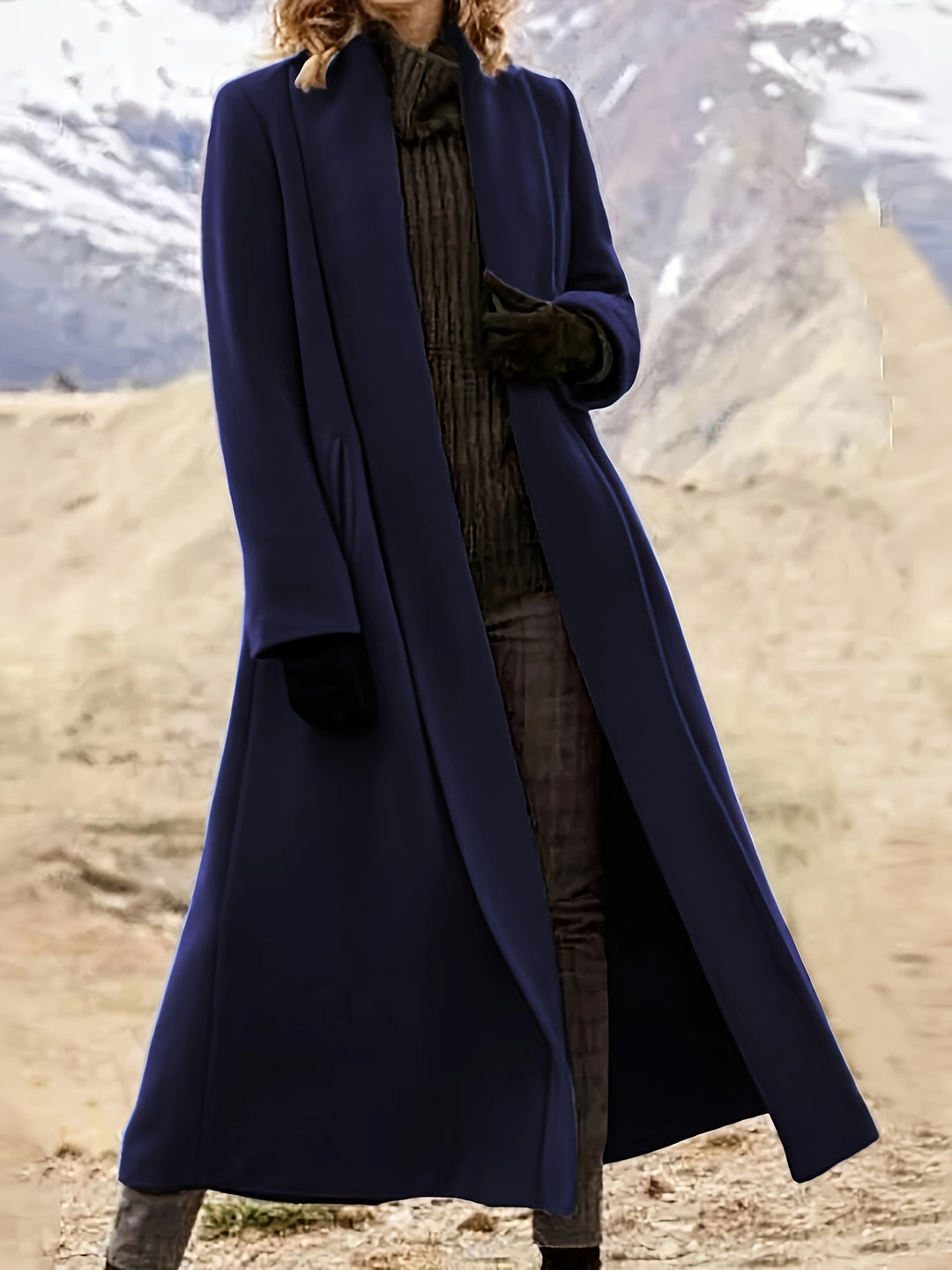Sylvia | Flowing Longline Coat