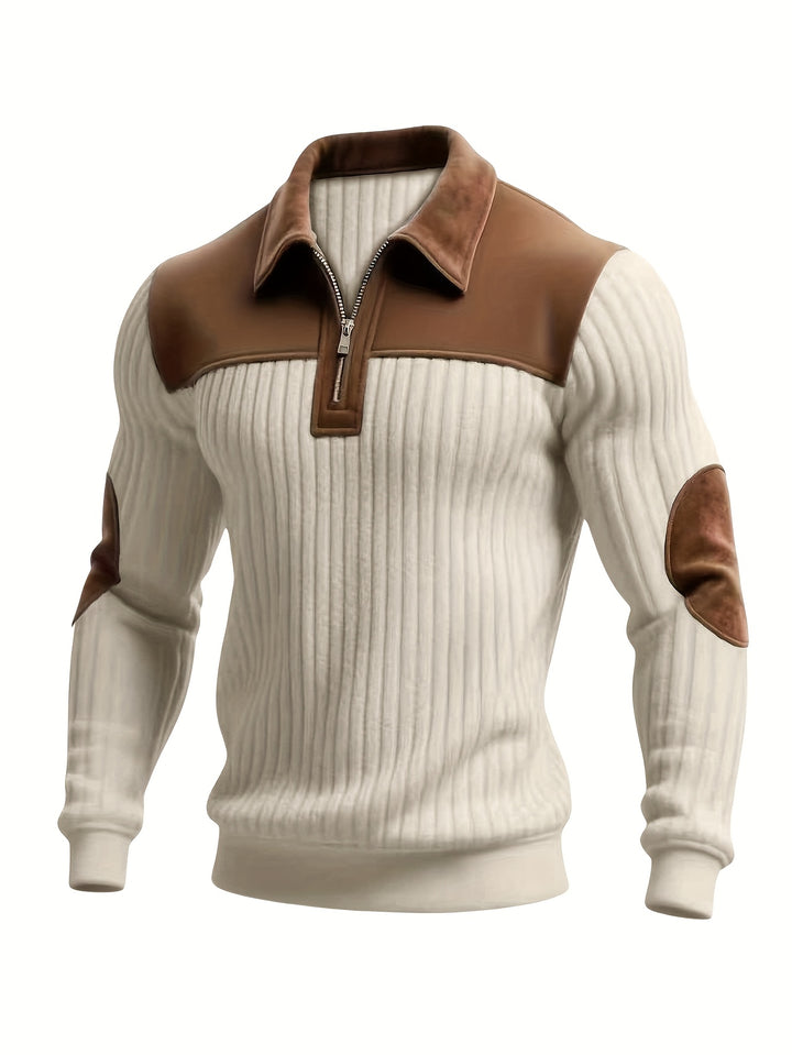 Emory | Refined Quarter-Zip Sweater