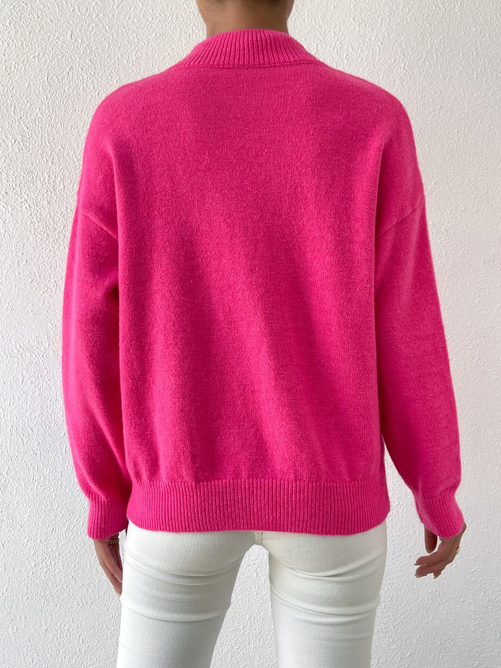 Lucille | Cozy Mock Neck Sweater
