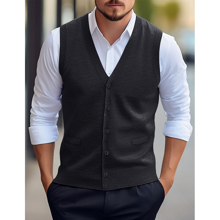 Wendell | Refined Christmas Sweater Vest