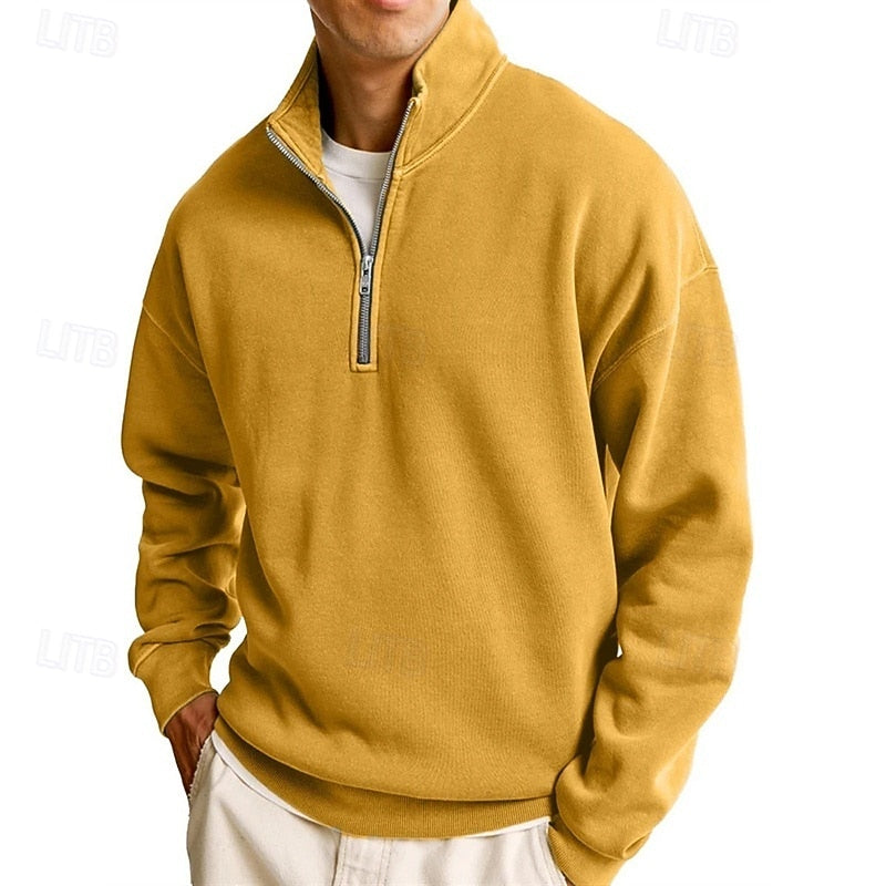Emmett | Quarter-Zip Stand-Collar Pullover