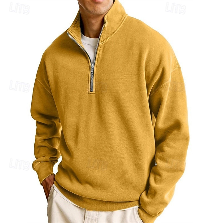 Emmett | Quarter-Zip Stand-Collar Pullover