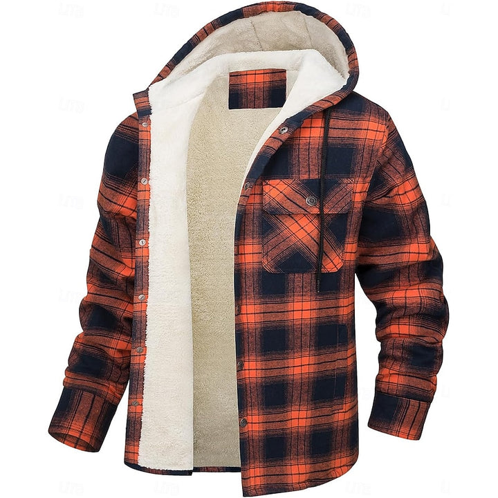 Chandler | Hooded Plaid Shacket