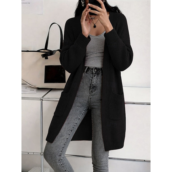 Gillian | Longline Open-Front Cardigan