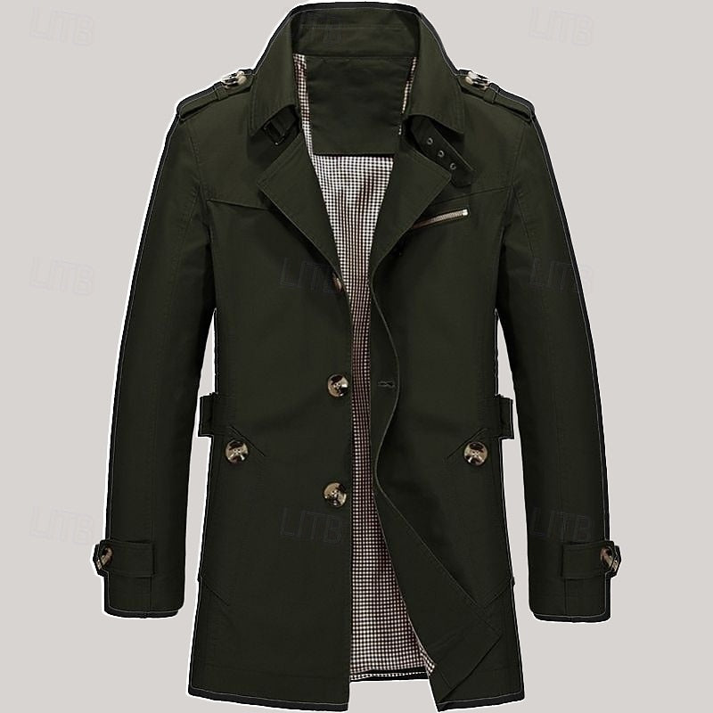 Wallace | Refined Single-Breasted Trench Coat
