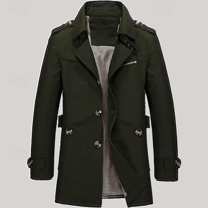 Wallace | Refined Single-Breasted Trench Coat