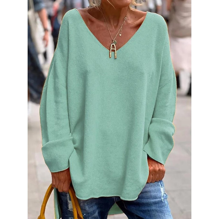 Rosalie | Relaxed V-Neck Sweater