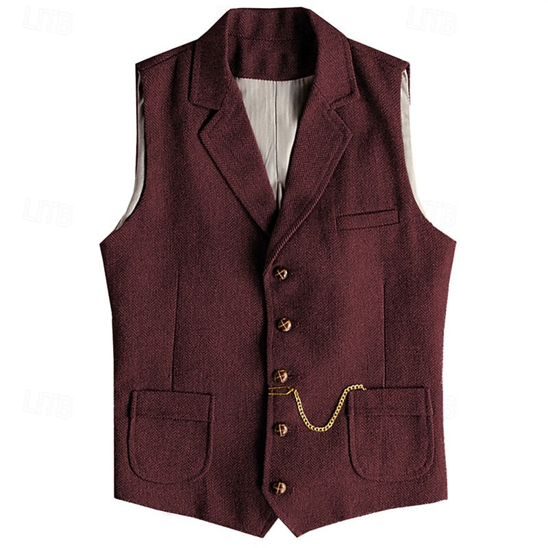 Percival | Refined Single-Breasted Vest