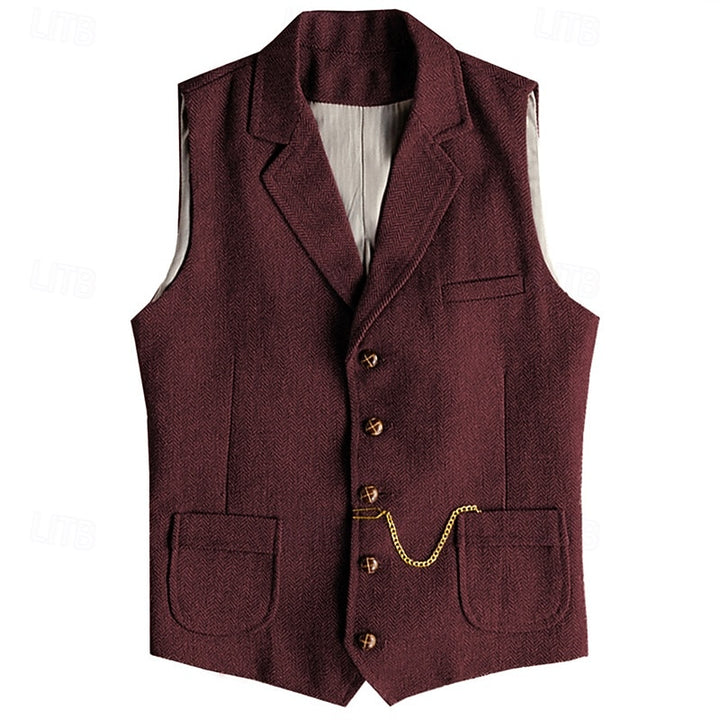 Percival | Refined Single-Breasted Vest