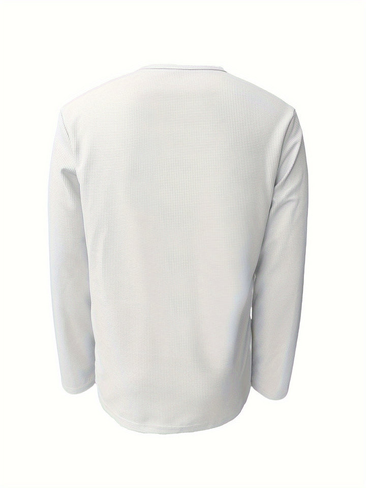 Theodore | Textured Henley Shirt