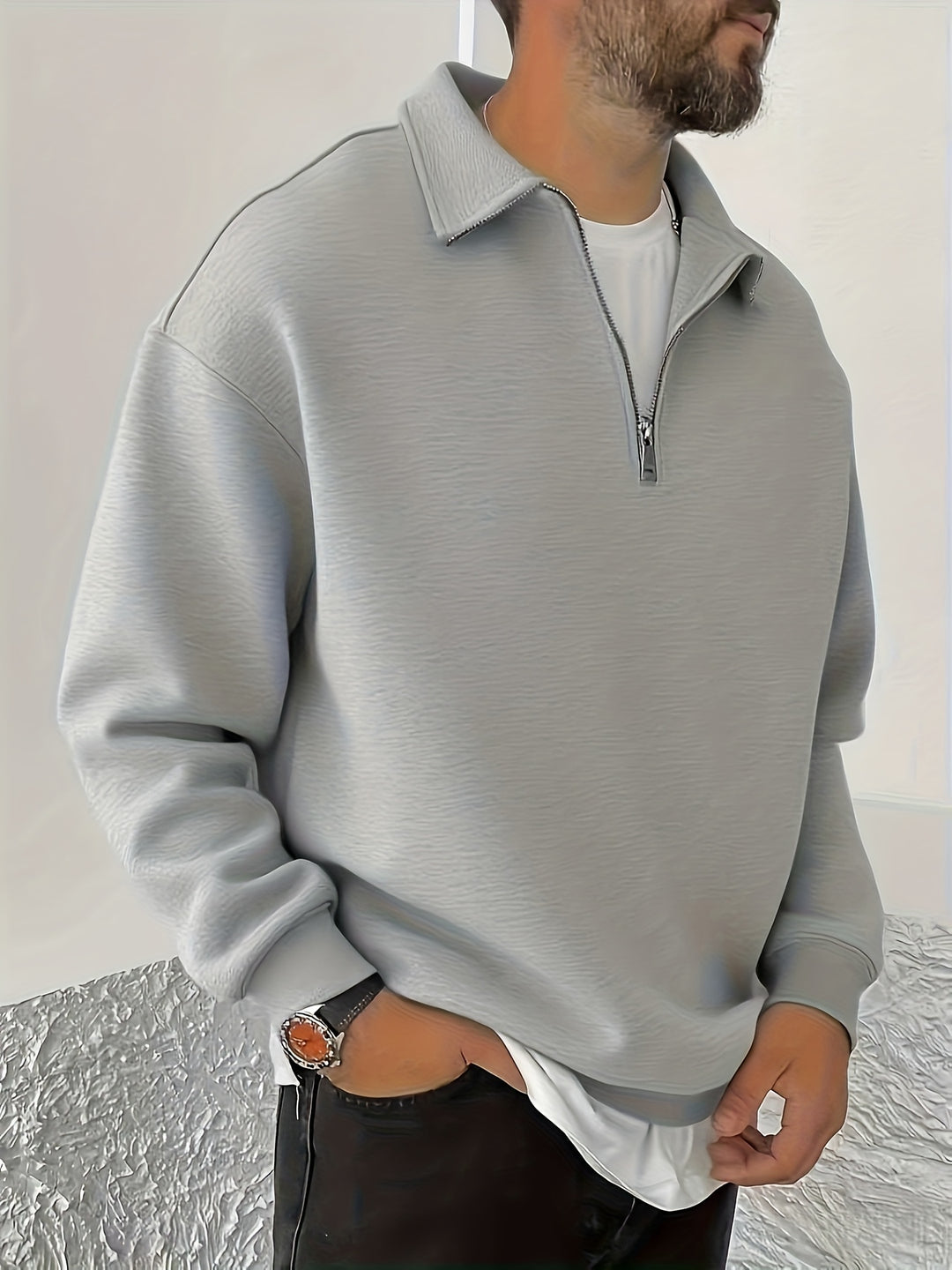 Graham | Cozy Half-Zip Sweatshirt