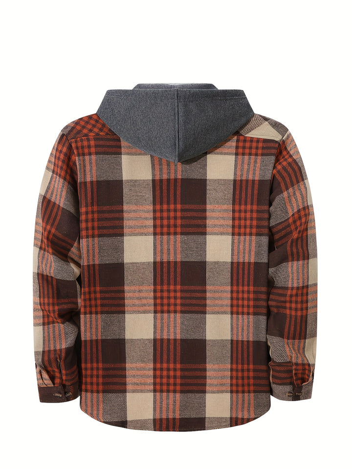Rory | Rugged Hooded Button-Up Shirt