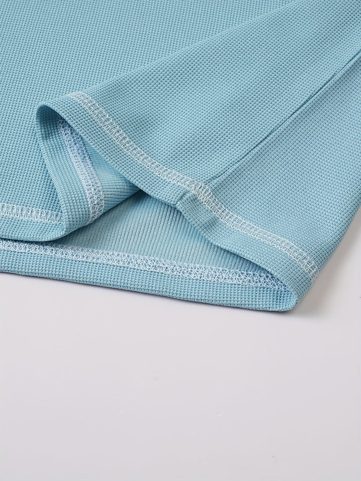 Sawyer | Textured Short Sleeve Henley