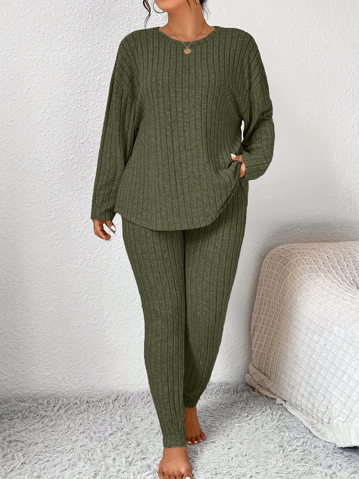 Marlowe | Ribbed Lounge Two-Piece Set