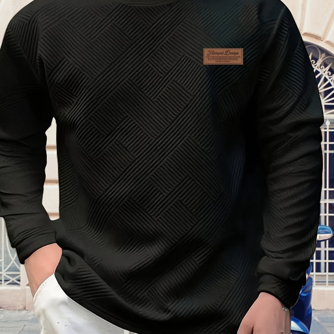 Clifford | Textured Crew Neck Sweatshirt