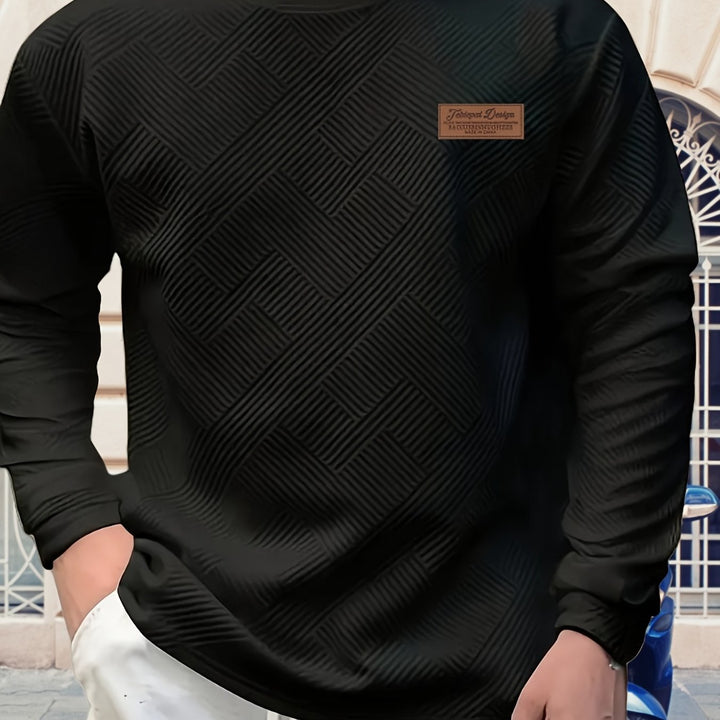Clifford | Textured Crew Neck Sweatshirt