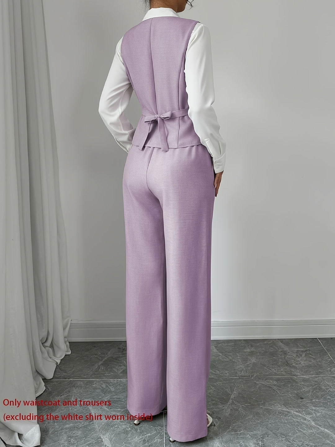 Vivienne | Tailored Vest & Wide-Leg Pant Set