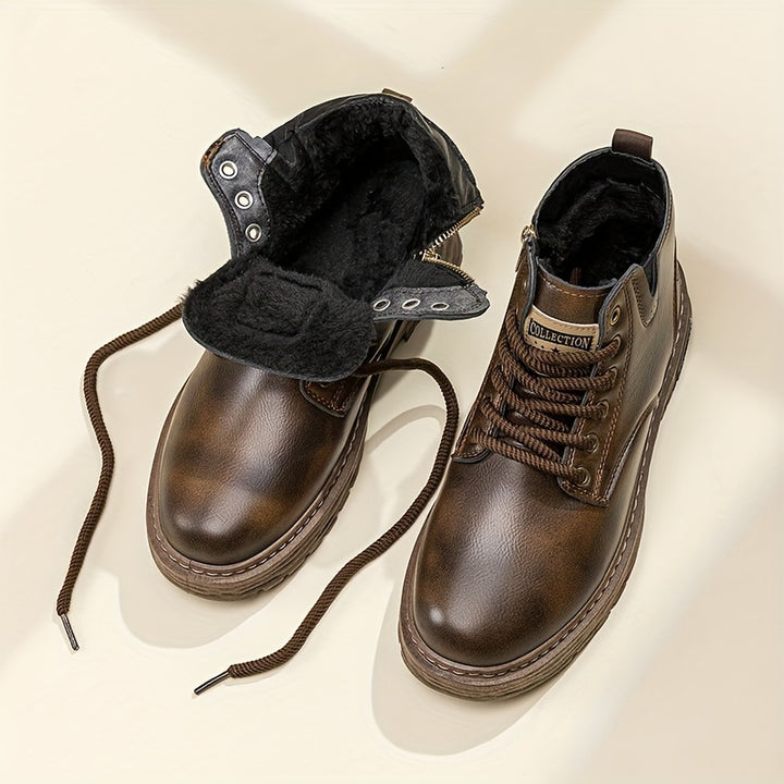 Alistair | Rugged Lace-Up High-Top Boots