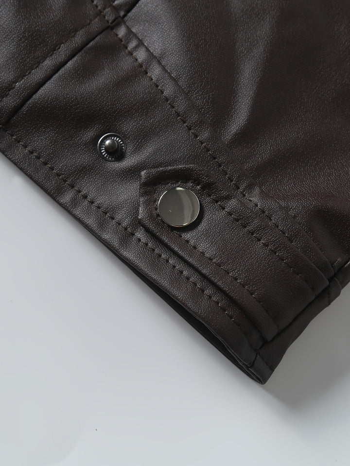 Marcus | Stand-Collar Moto Jacket
