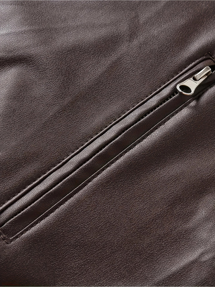 Crawford | Stand-Collar Moto Jacket