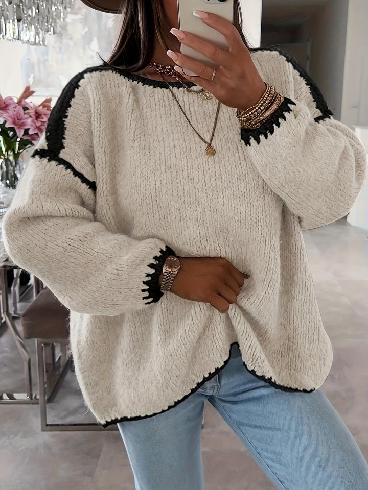 Corinna | Relaxed Boat-Neck Sweater