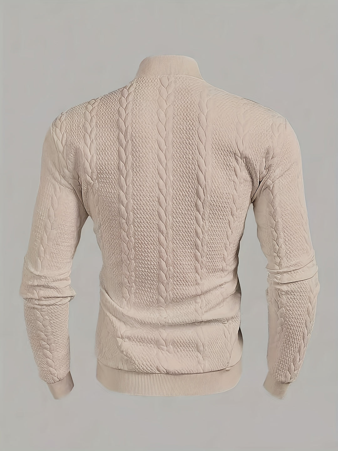 Cormac | Textured Mock-Neck Sweater
