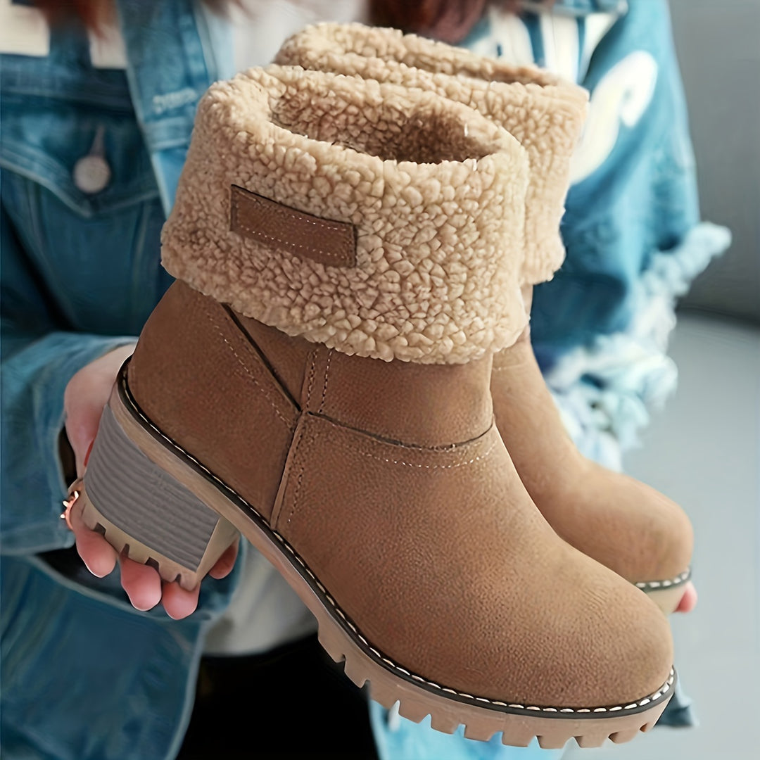 Marianne | Cozy Block-Heel Ankle Boots