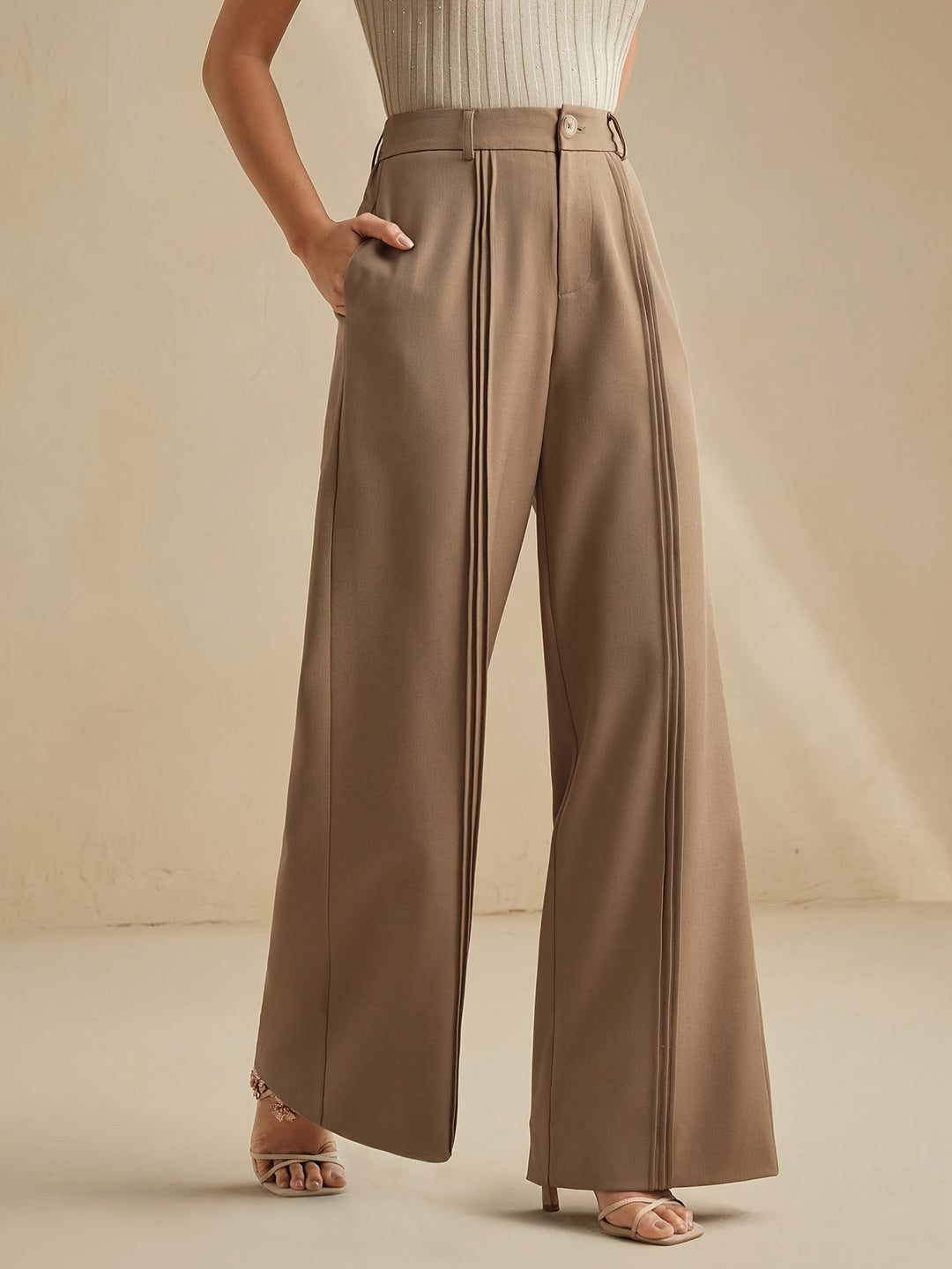 Miriam | Pleated Wide-Leg Pants