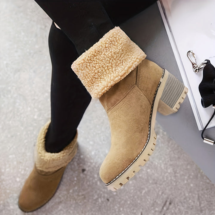 Marianne | Cozy Block-Heel Ankle Boots
