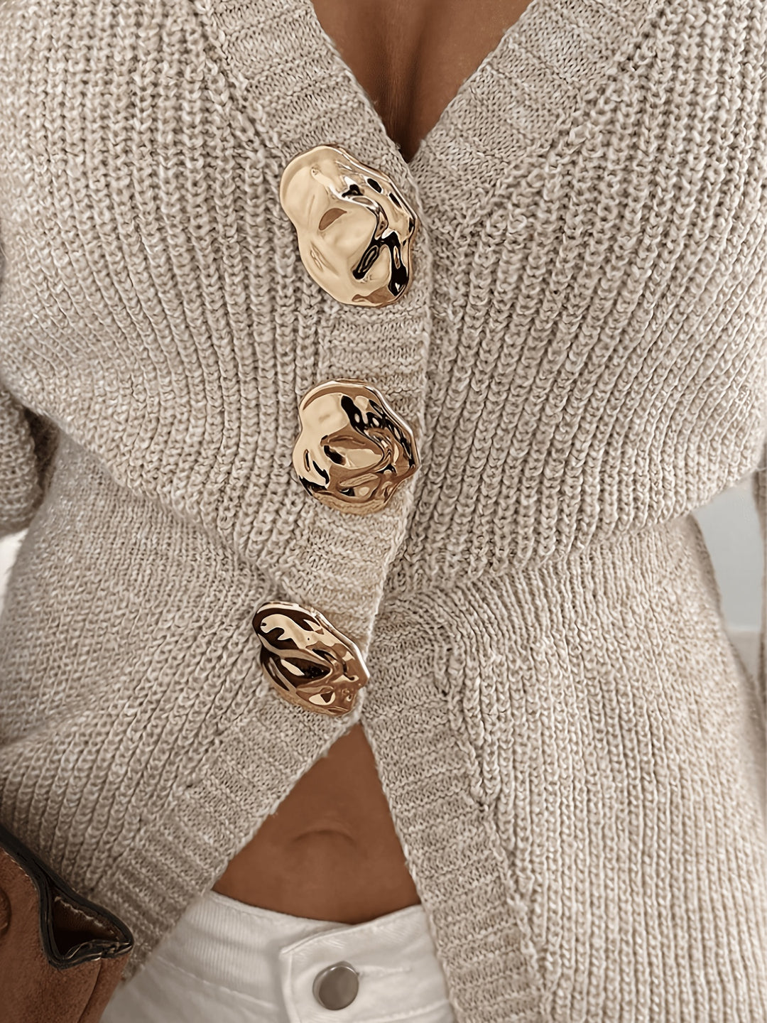 Sylvia | Button-Front Knit Cardigan