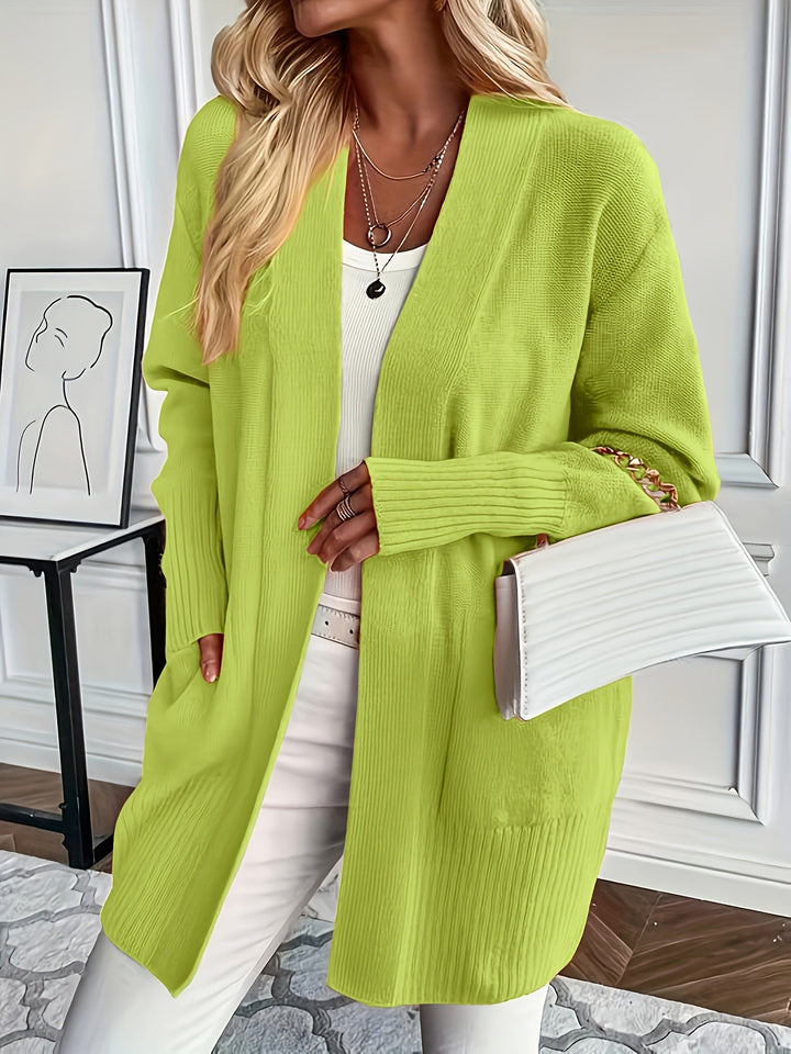 Miriam | Open-Front Draped Cardigan