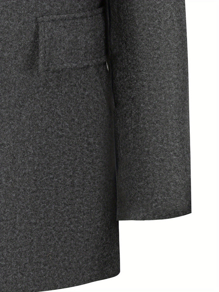 Gerald | Refined Single-Breasted Overcoat